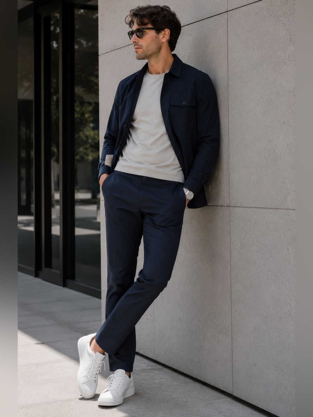 Lululemon Men’s ABC Slim Stretch Cotton Versatwill Trouser Chino Navy Blue Pants